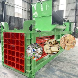 Automatic Hydraulic Cardboard Baler Machine for Waste Recycling