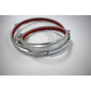 High Sealing Ability Quick Release Pipe Clamp Circle Shape Deepdrawing Thickness