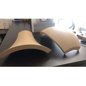 Training Room 3D Triangle Micro Perforated Acoustic Diffuser Ceiling Tile Wooden