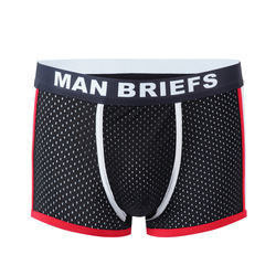 Ice Silk Long Boxer Shorts MID Waist Available Customize Color