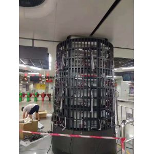 3D Indoor RGB LED Display P2.5 Pillars 90 Degree Cubic Screen Stands 1.5m View