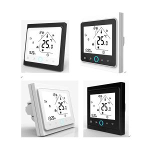 Commercial Digital Fan Coil Unit Thermostat Ceiling Mount CE Certification