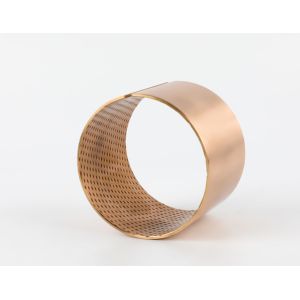 High Load WB902 Wrapped Bronze Bushing CuSn8 Material With Lip