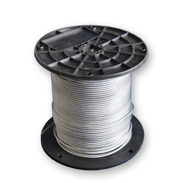 High Carbon Steel Tensile Strength 7x7 1.5mm Galvanized Aircraft Cable