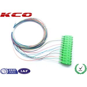 SC/APC Fiber Optic Pigtail Single Mode 9/125 0.9mm 1.0m LSZH