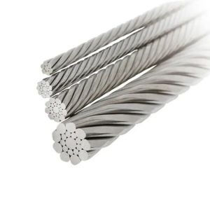 China STAINLESS STEEL WIRE ROPE 6X19 IWRC Diameter 5-30mm Non-Alloy Elevator Manufacturing on sale