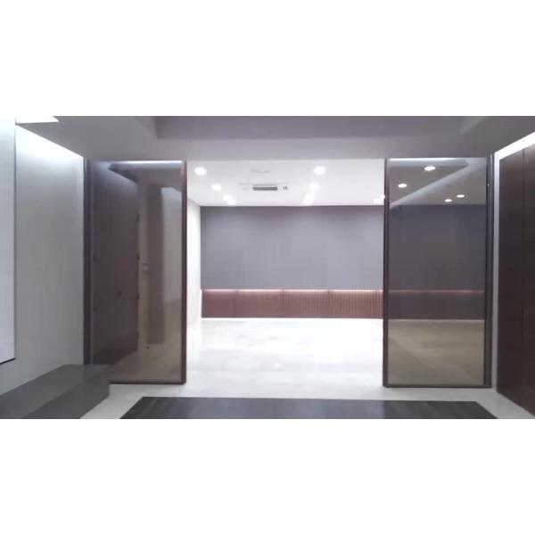 Quality 8mm Aluminum Frame Sliding Glass Doors Finished Surface For Villa wholesale