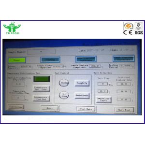 non combustible Building Material Fire Tester 40kg Weight Easy Maintenance