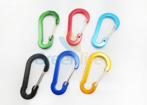 Cheap Flat Gourd Shape Colored Fast Clip Carabiner Snap Hook Customized Size Multi - Usage for sale