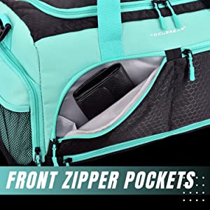 Mens Crowdsource Sports Duffle Bags 10 Optimal Compartments