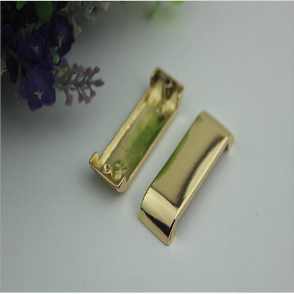 High polishing light gold color inner size 40 mm bag metal arch bridge with zinc