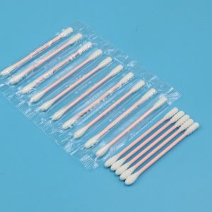 50pcs/Bag Eco-Friendly Paper Stick Cosmetic Cotton Swab Buds For Makeup