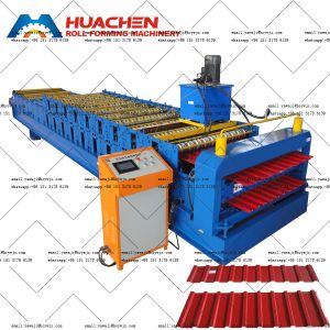 China Double Deck PPGI / GI Steel Roll Forming Machine on sale