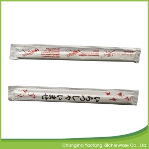 Twins Japanese Style Disposable Bamboo Chopsticks Paper Seal For Sushi