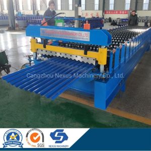 Automatic Control Corrugated Roofing Sheet Roll Forming Machine with Hydraulic