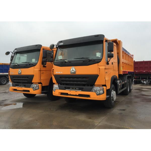 Euro 2 Standard 10 Wheels Tipper Dump Truck 30 - 40 Tons For Loading Sand /