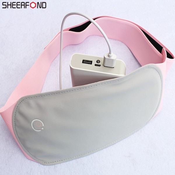 New Woman Home Use Simple Design Warm Infrared Waist Heating Washable Warm Palace Heated Belt