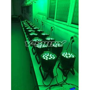 15-60 Degree Zoom 15w 18pcs Rgbwa 5in1 Dmx Led Par Cans Light WIth 1 Year