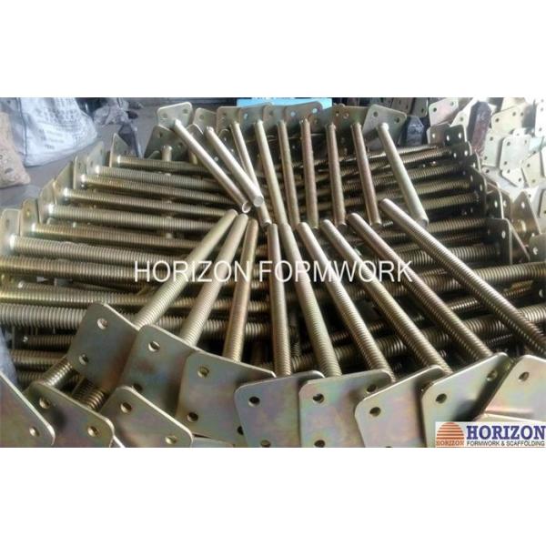 Quality Scaffolding jack base and U head. Compact structure wholesale