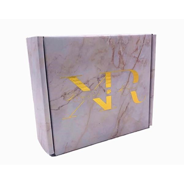 Logo Printed Recycled Packaging Boxes For Cosmetics Glossy Lamination