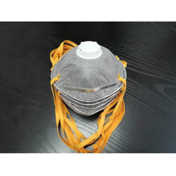 Professional Disposable Valved Dust Mask High Bacteria Filtration Efficiency