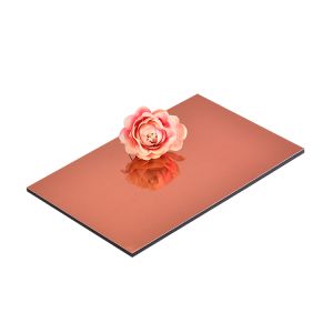 No Damage 1220mm Mirror Aluminum Composite Panel Impact Resistance