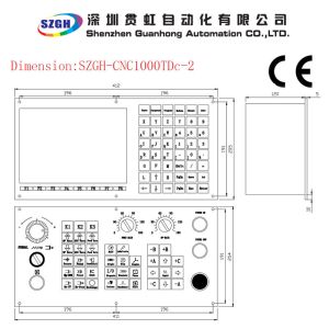 cnc lathe control panel with high performance Microprocessor For Lathe / Turning