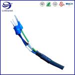1015 16AWG Soldering Wire Harness with 3W3S connector add Fork terminal