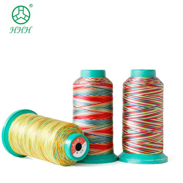 Shoes High Tenacity Rainbow Color Polyester Cotton Embroidery Nylon Sewing Thread OEM ODM