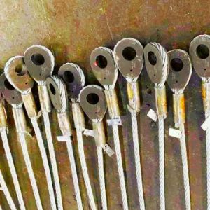 Ductile Iron 28mm Solid Thimble Wire Rope Sling Assembly