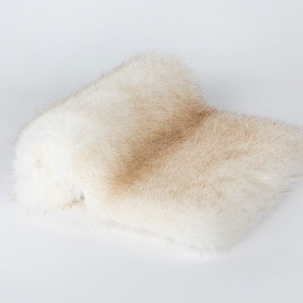 High Weight Plush Knitted Backing Technics Long Hair Pile Soft Faux Fur for and