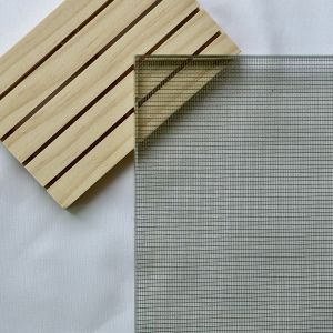 China Enhanced Safety and Aesthetic Design with Wire Mesh Laminated Tempered Glass on sale