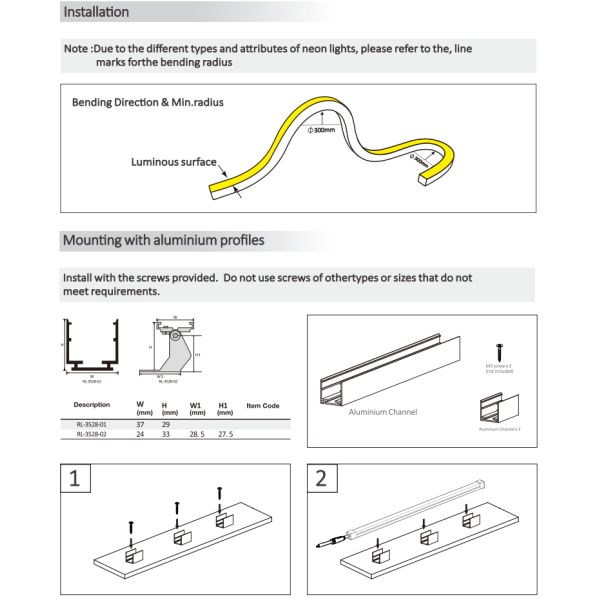 3528 RGBW LED Wall Washer Light 10° 15° 30° 60° 10x60° 30P10° 24V