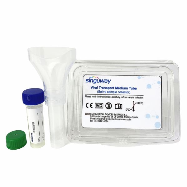5/10mL Tube Disposable Virus Sampling Kit DNA RNA Saliva Collection Kit For