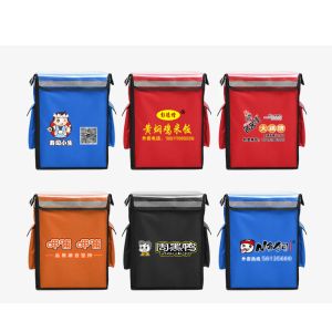 420D PVC Collapsible Insulated Thermal Meal Prep Backpacks Rider Delivery