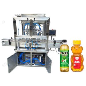 Automatic Honey Bottle Filling Machine / Honey Bottling Equipment SUS304