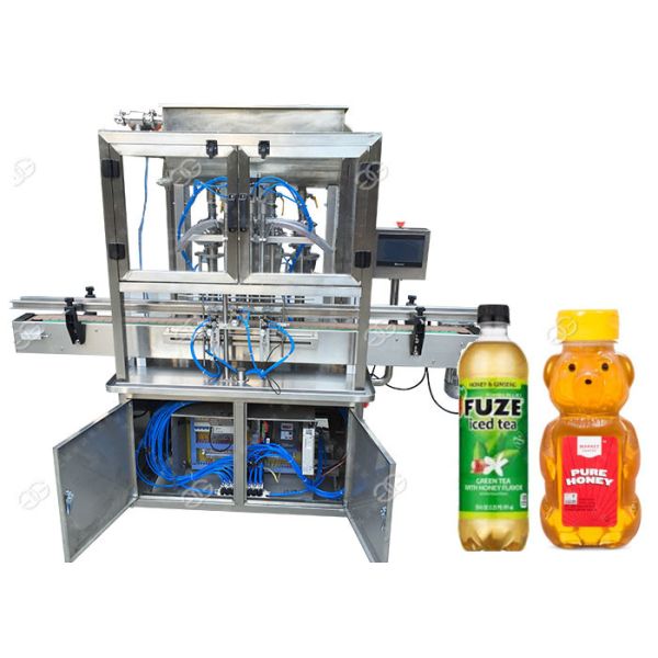 Automatic Honey Bottle Filling Machine / Honey Bottling Equipment SUS304
