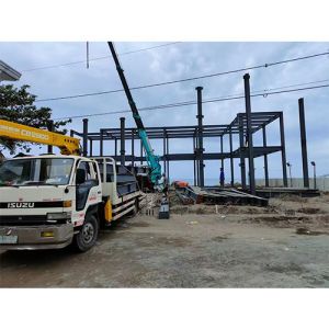 Large Span Steel Structure Warehouse , Prefabricated Warehouse Building Steel