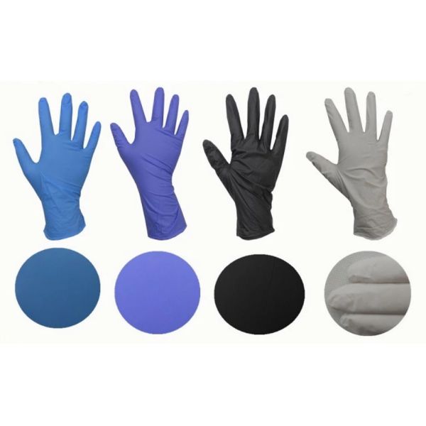 15Mil Textured Fingers Disposable Nitrile Hand Gloves Without Skin Irritation