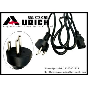 PVC Insulation Denmark Power Cord 16A 250V , Danish Appliance Extension Cord