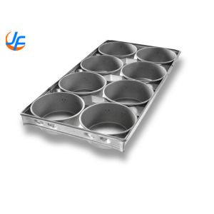 Cheap RK Bakeware China Foodservice Chicago Metallic Slicone Glazed Round Angle Cake/Cheese Cake Baking Tray Nonstick for sale