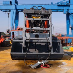 15 CBM Adjustable Mechanical Grab Bucket High Load Single Rope Wireless