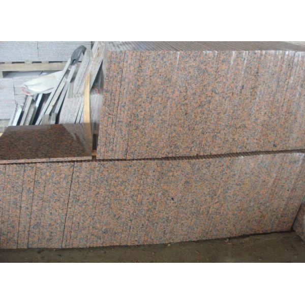 Chinese granite G562 Maple Red granite polished granite tiles with best wholesale prices for sale