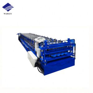 Double Layer Corrugated Profile Steel Roofing Sheet Roll Forming Machine Roof