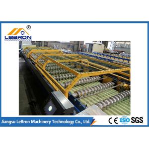 Coated Hard Chrome 550MPA Corrugated Sheet Roll Forming Machine Galvanized Steel