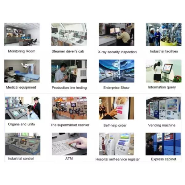 Fine Durability 15.6 Inch Resistive Touch Technology 5 Wire Screen For Cash Register