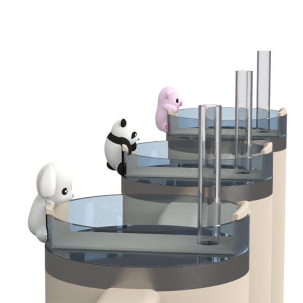 Bar Accessories Cute Cartoon Panda Rabbit Bunny Pig Design BPA Free Food Grade Silicone Aceesoreis for Bottle Tumblers