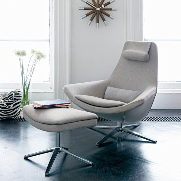 Quality Metropolitan Fiberglass Lounge Chair Swivel High Back Customized Colors wholesale