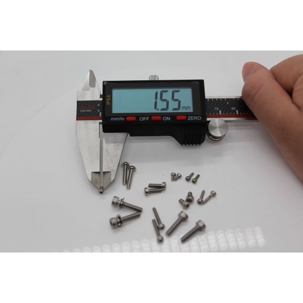 Stainless Steel Ultra-Micro Precision Pan Head Screws M0.5-M3 Nickel Plated for Industrial Applications