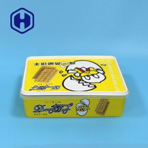 Cheap Square 2600ml PP IML Plastic Containers Packaging Bpa Free for sale